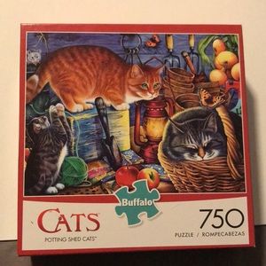 Buffalo Games - Potting Shed Cats - 750 Piece Jigsaw Puzzle